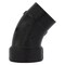Charlotte Pipe And Foundry Charlotte Pipe 1-1/2 in. Hub X 1-1/2 in. D Spigot ABS 40 Degree Street Elbow ABS003230600 - alternate 4